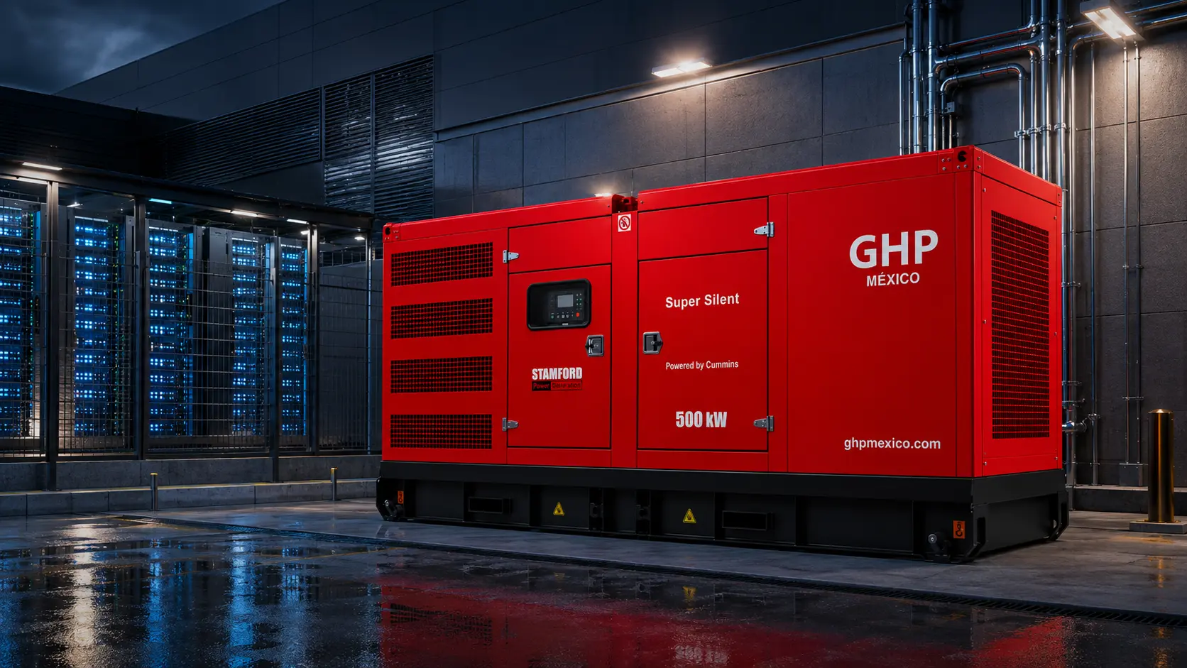 Generador GH Power para infraestructura crítica, hospitales y centros de datos en México